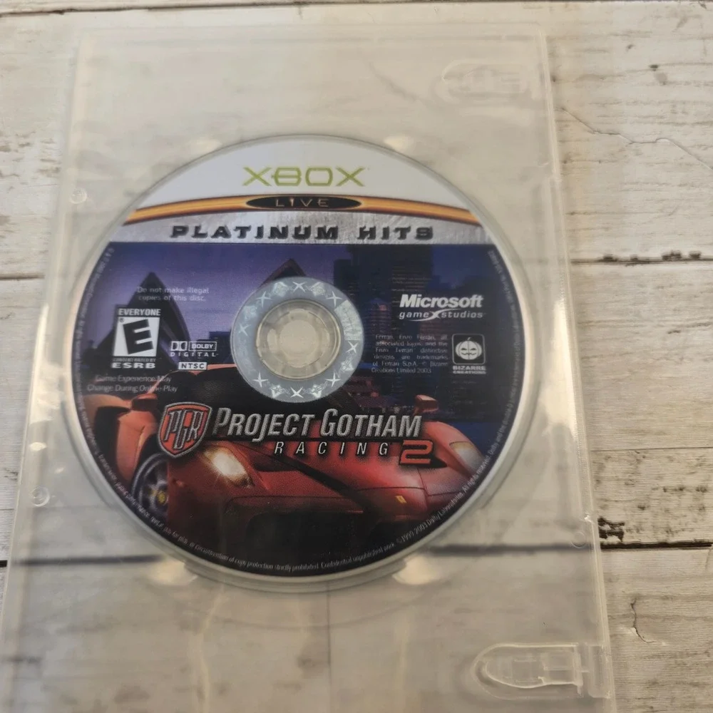 Project Gotham Racing 2 Xbox Platinum Hits PGR2‎ Microsoft Racing Game Disc Only